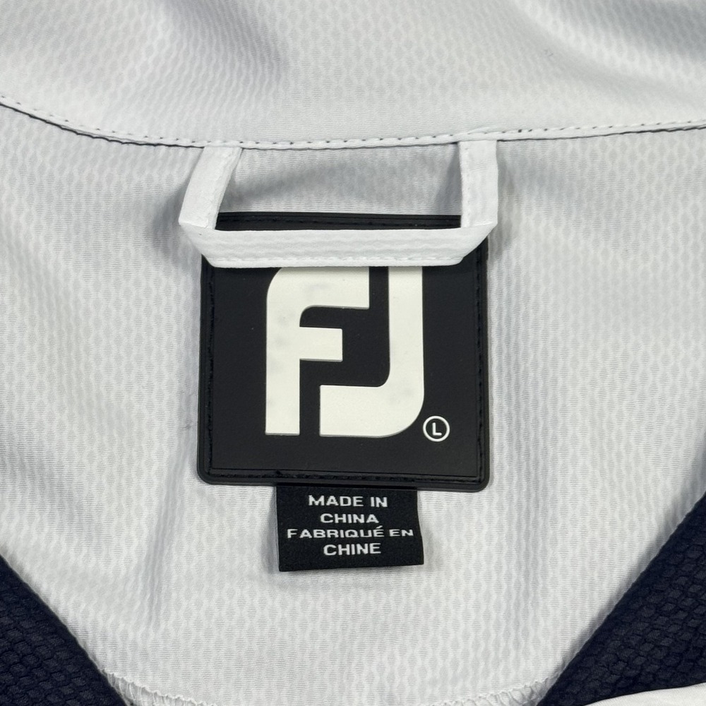 FootJoy Pullover Mens Large Blue 1/4 Zip Collared‎ Golf Performance Embroidered - Picture 2 of 10